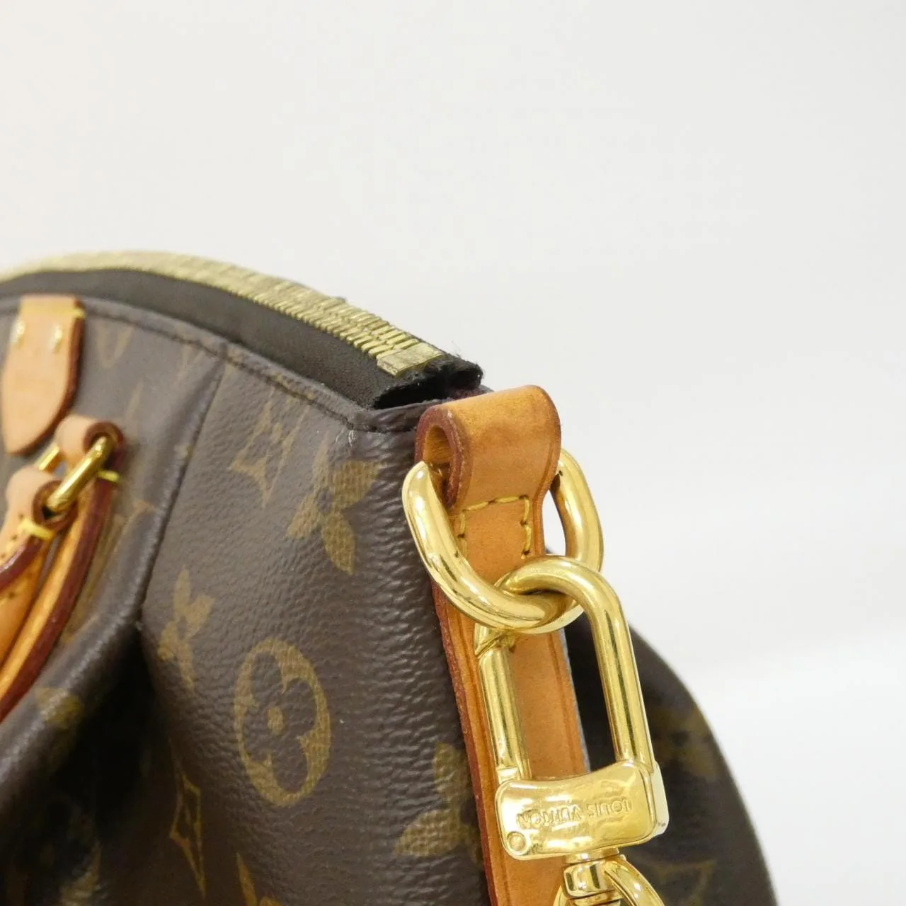 LOUIS VUITTON M48813 Handbag Monogram 黑色 Monogram 中古品B - 縮圖 5