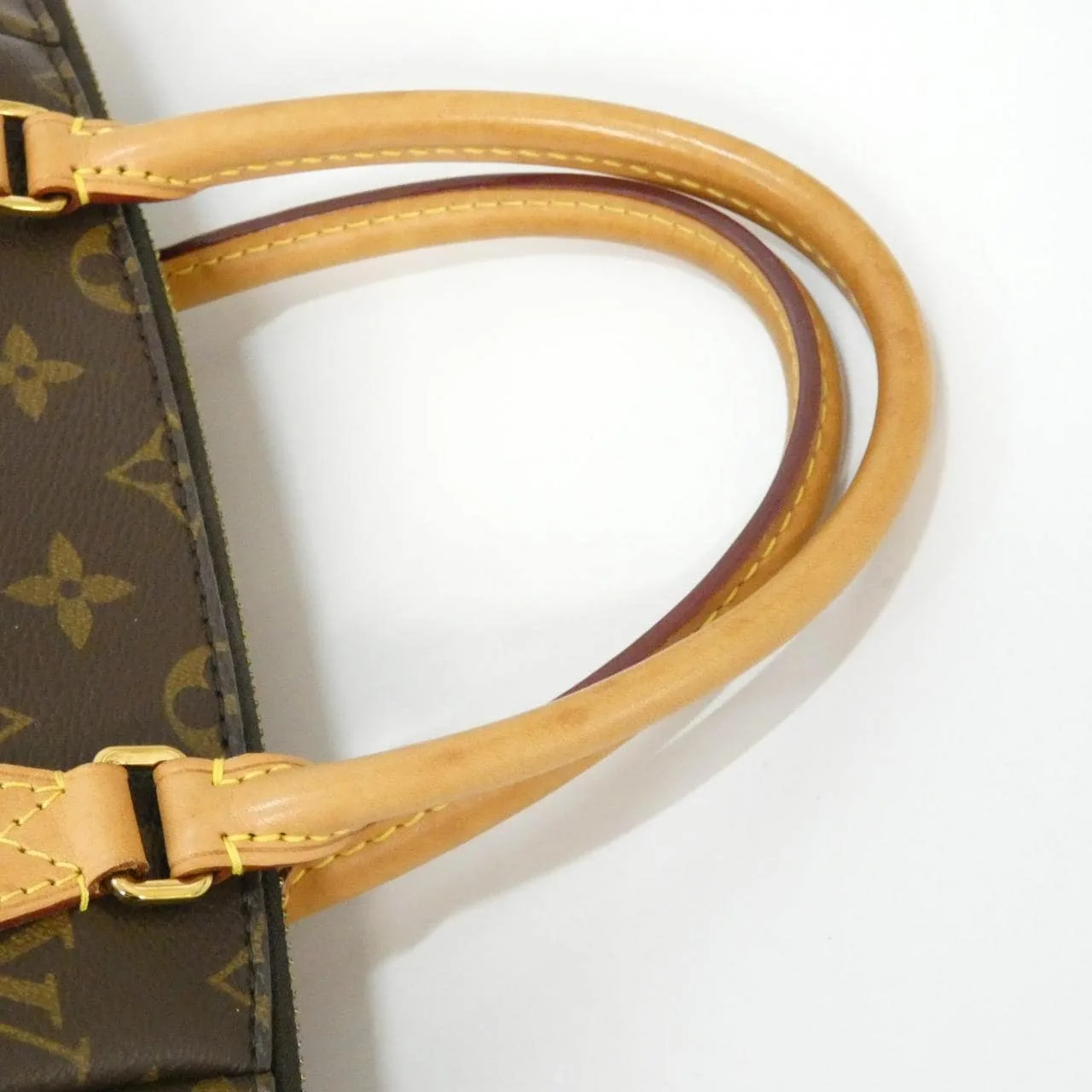 LOUIS VUITTON M48813 Handbag Monogram 黑色 Monogram 中古品B - 縮圖 7