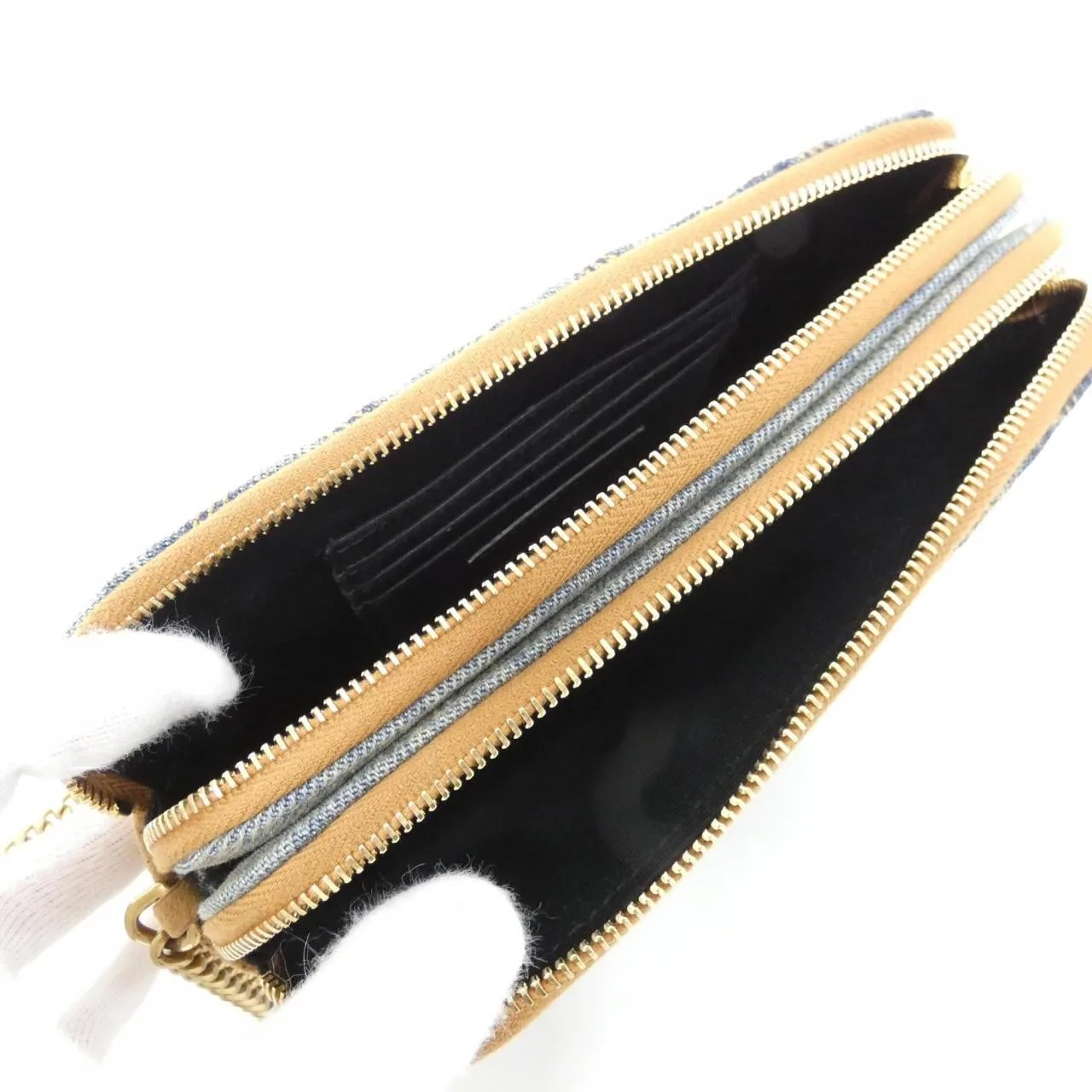 SAINT LAURENT 608941 Shoulder Denim Brown Denim Rank A - Thumbnail 6