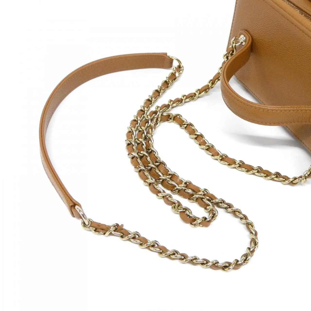 CHANEL Timeless Classic AP2912 Handbag Grained Calfskin Brown Grained Calfskin Rank A - Thumbnail 5