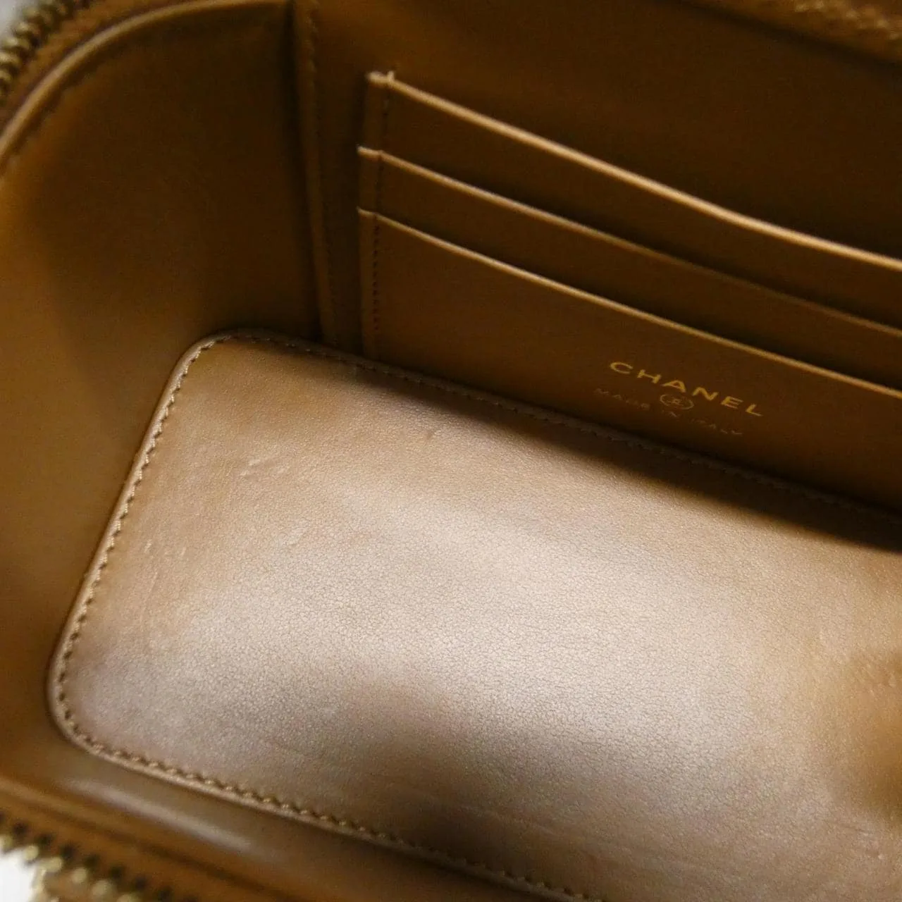 CHANEL Timeless Classic AP2912 Handbag Grained Calfskin Brown Grained Calfskin Rank A - Thumbnail 7