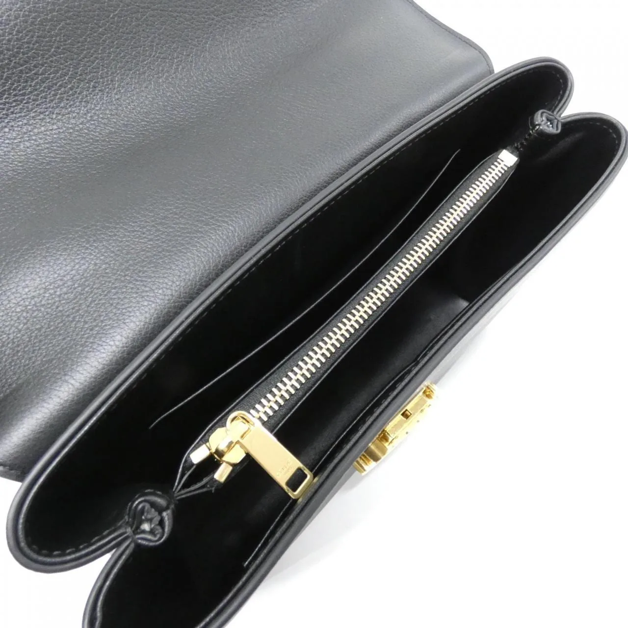 CELINE 117523FXK Handbag Black Rank A - Thumbnail 6