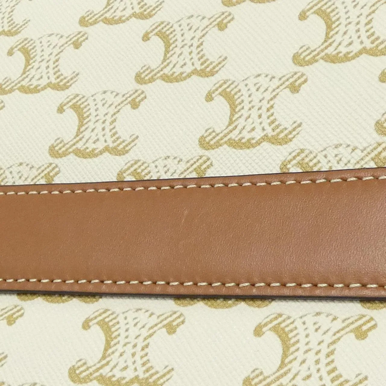 CELINE Cabas 190372CAS Boston Canvas 黑色 帆布 中古品A - 縮圖 3