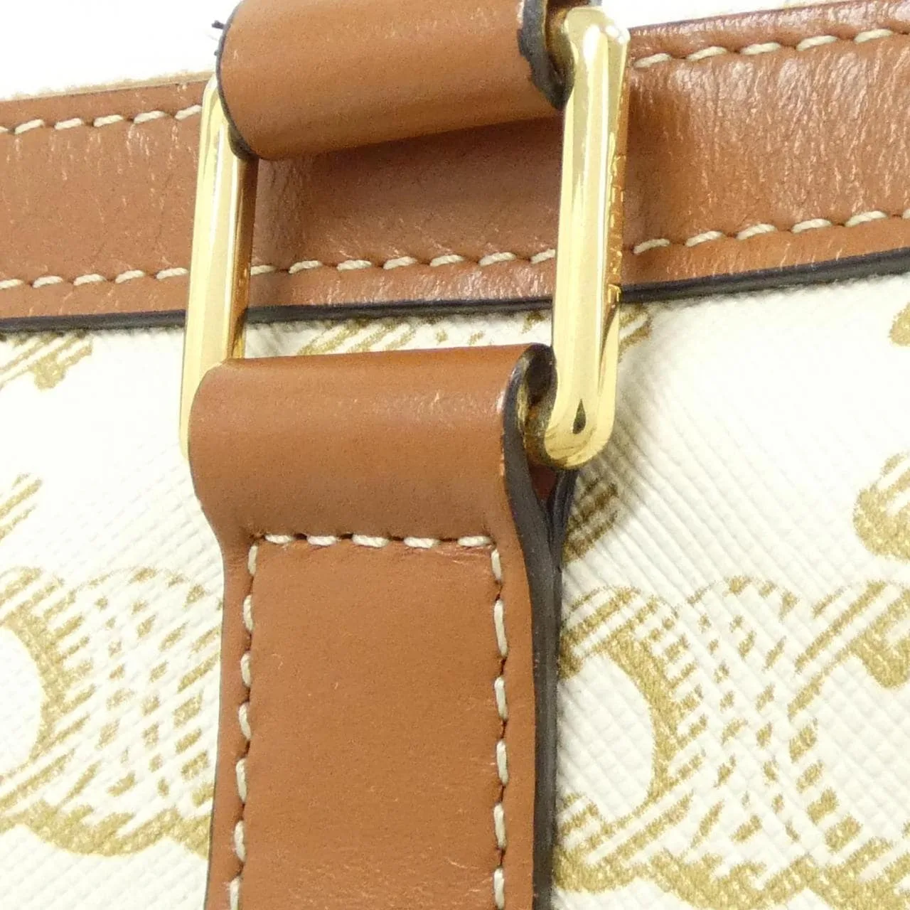 CELINE Cabas 190372CAS Boston Canvas 黑色 帆布 中古品A - 縮圖 7