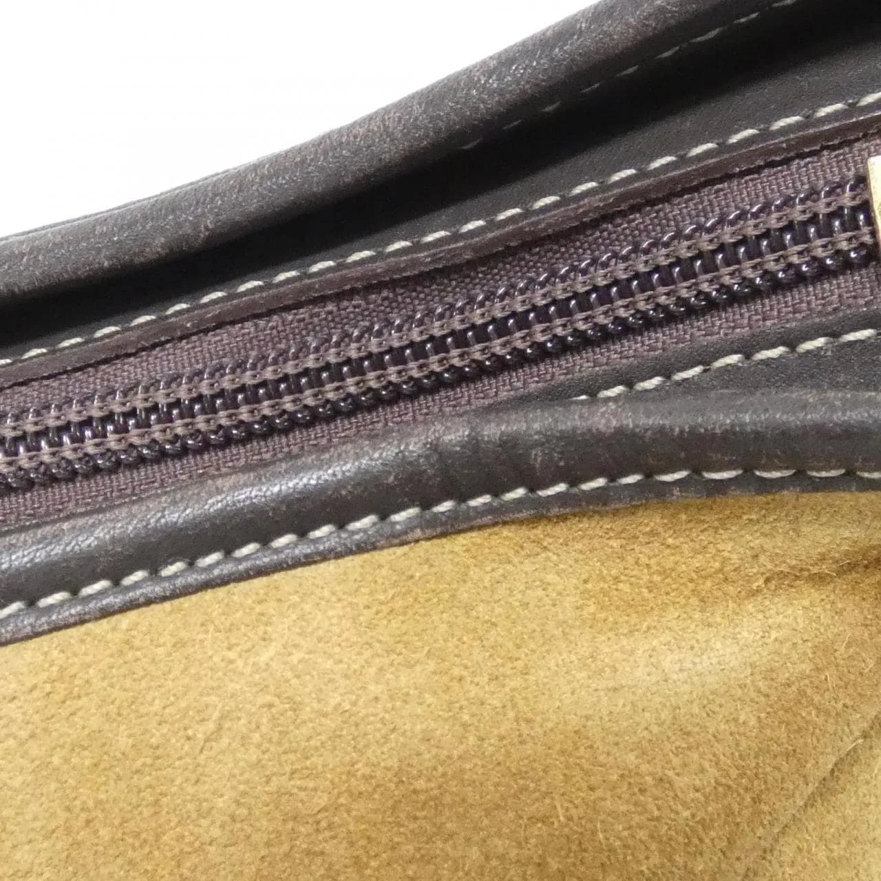 LOEWE 肩背包 棕色 中古品B - 縮圖 4