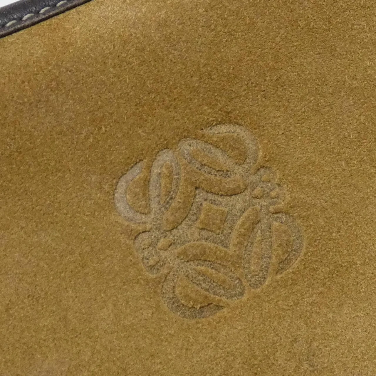 LOEWE 肩背包 棕色 中古品B - 縮圖 5