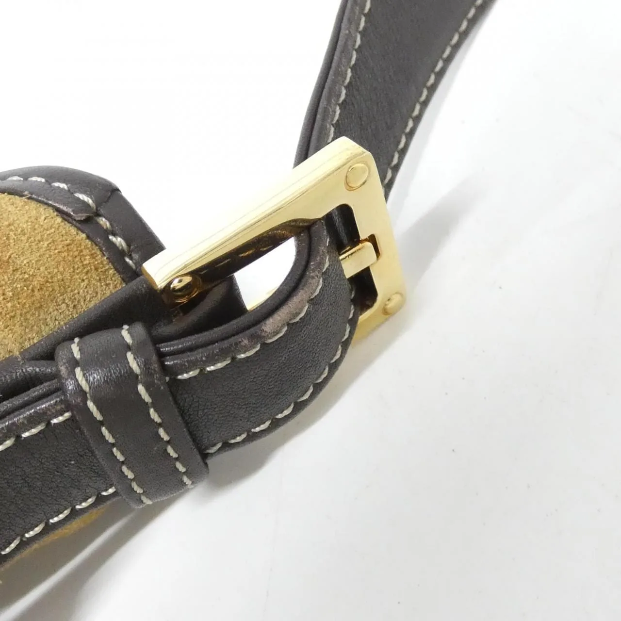 LOEWE 肩背包 棕色 中古品B - 縮圖 6