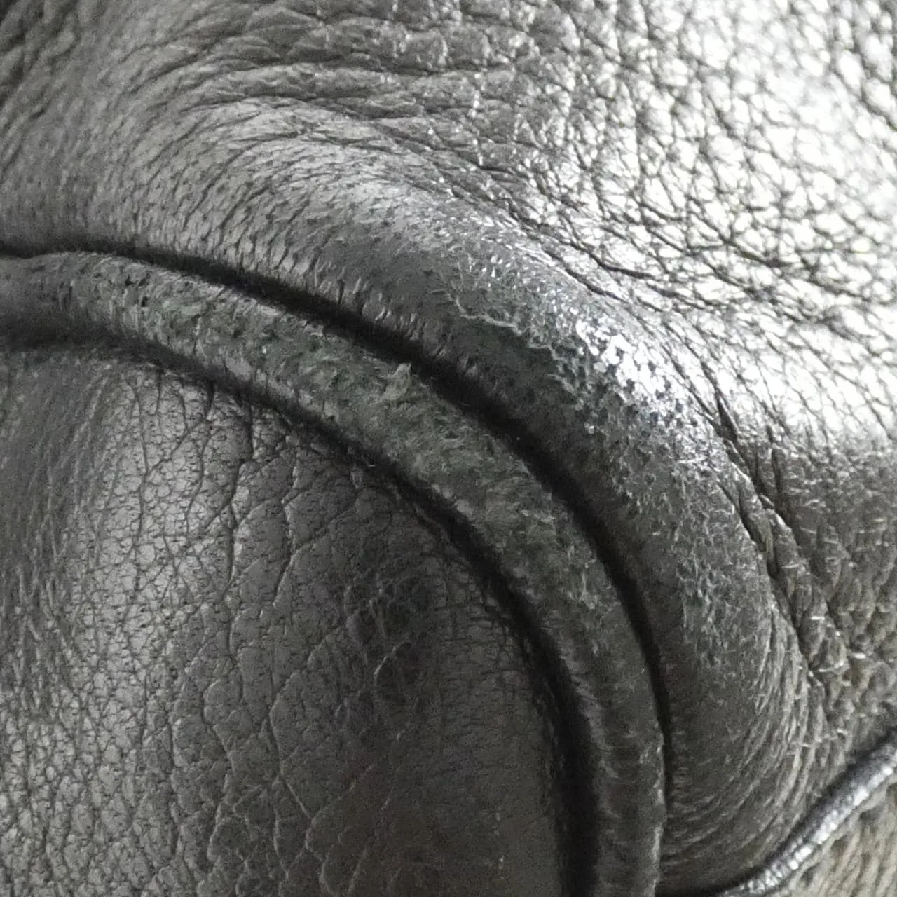 PRADA VA0641 Handbag 黑色 中古品B - 縮圖 5