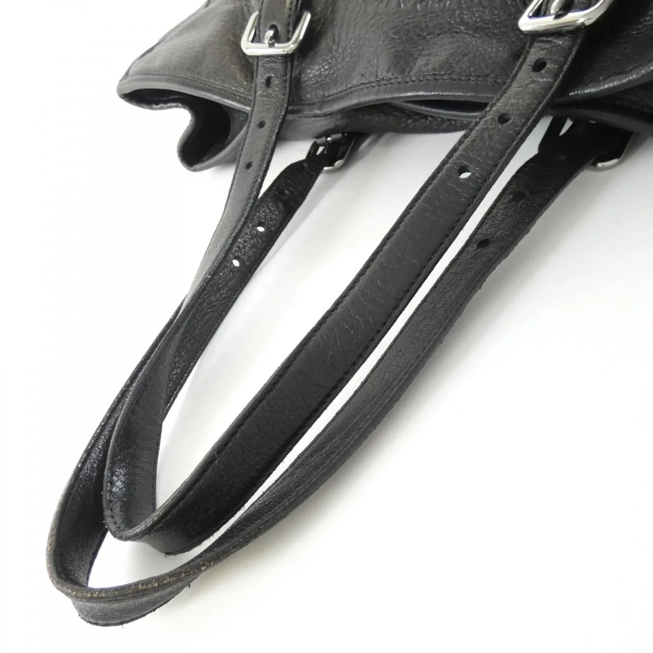 PRADA VA0641 Handbag 黑色 中古品B - 縮圖 7