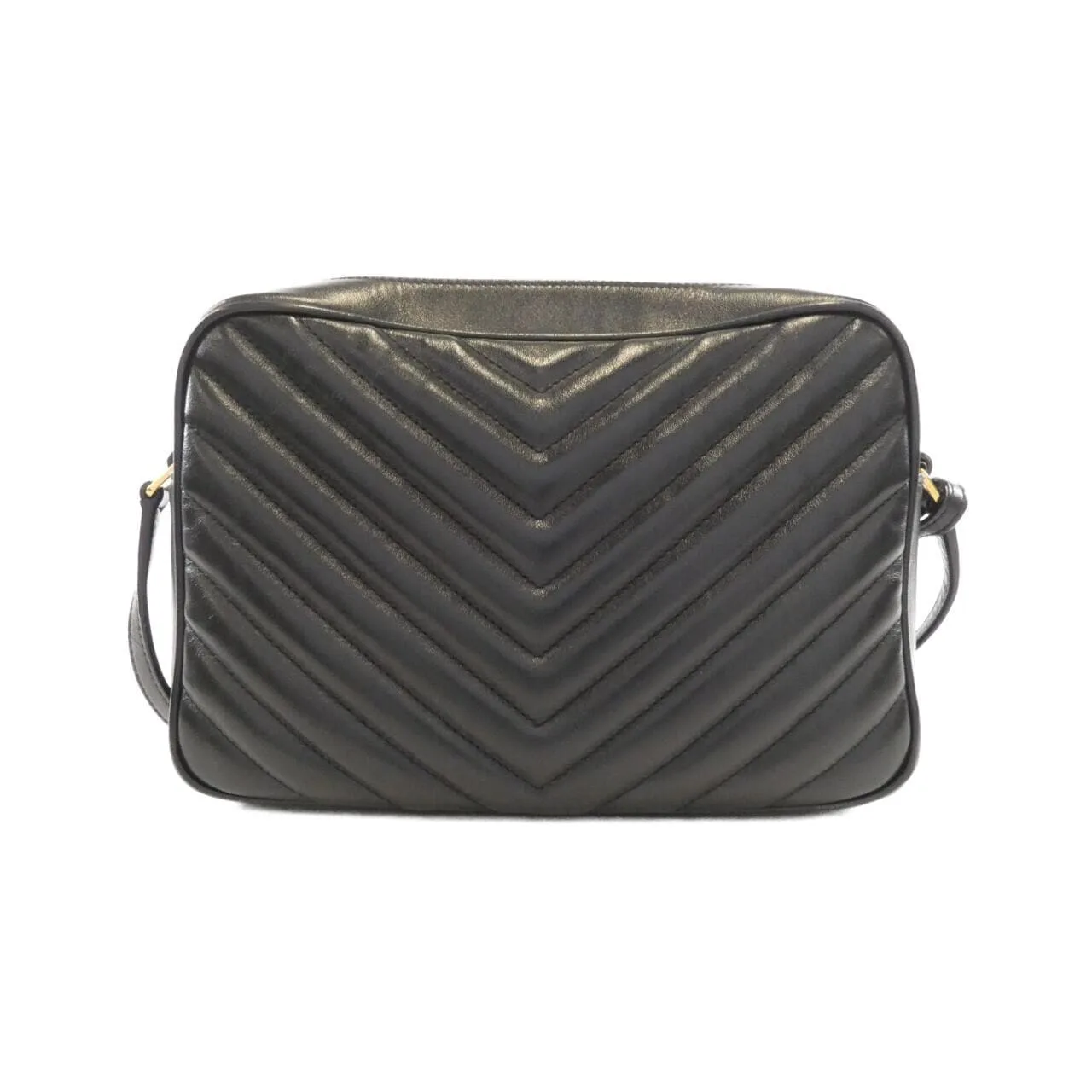 SAINT LAURENT 574494 DV707 肩背包 黑色 中古品B - 縮圖 2