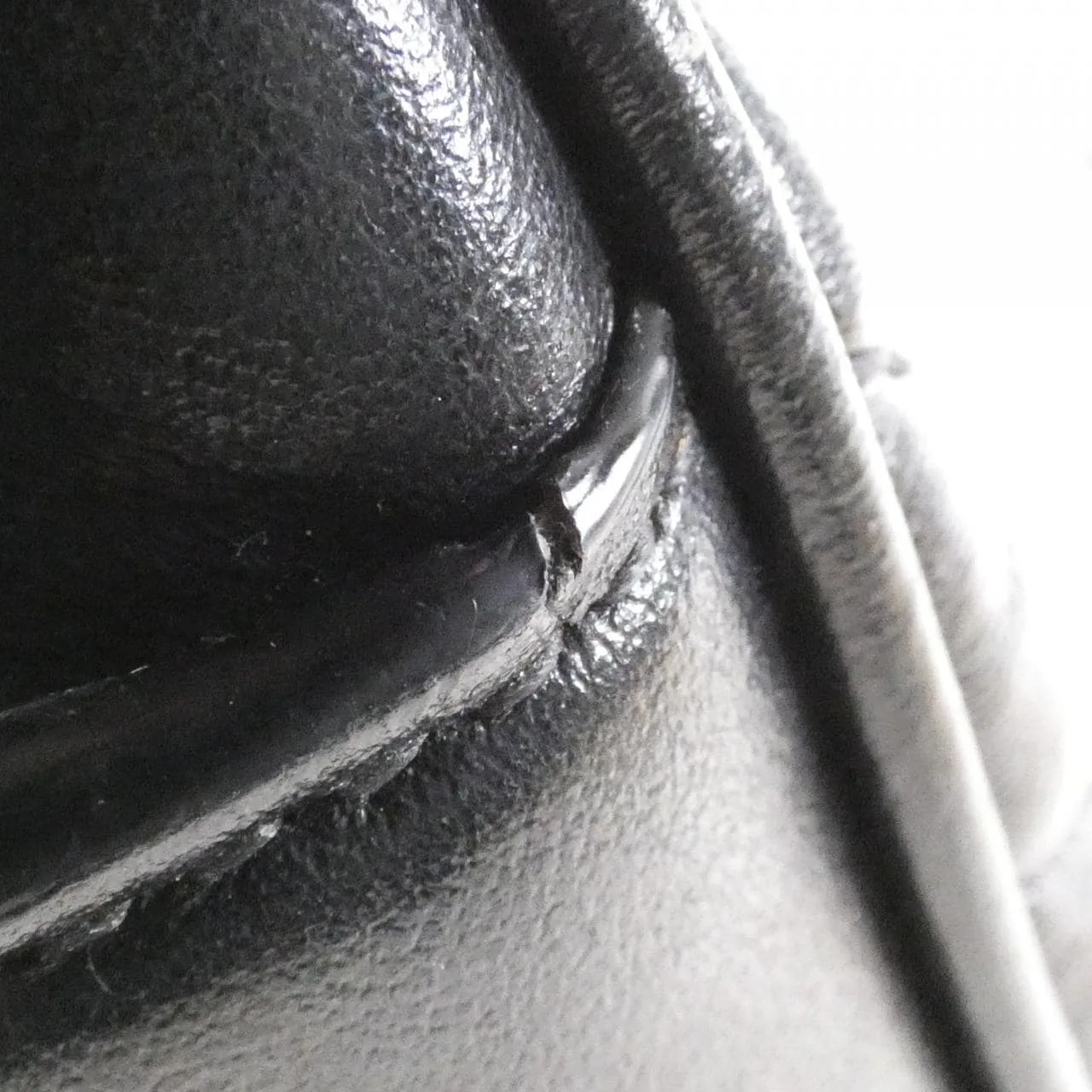 SAINT LAURENT 574494 DV707 肩背包 黑色 中古品B - 縮圖 5