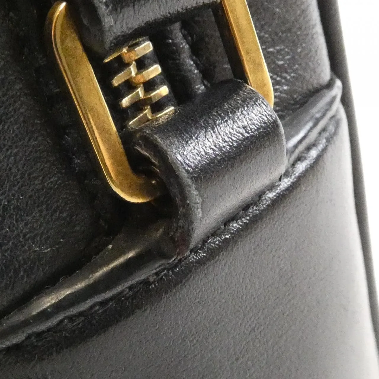 SAINT LAURENT 574494 DV707 肩背包 黑色 中古品B - 縮圖 7