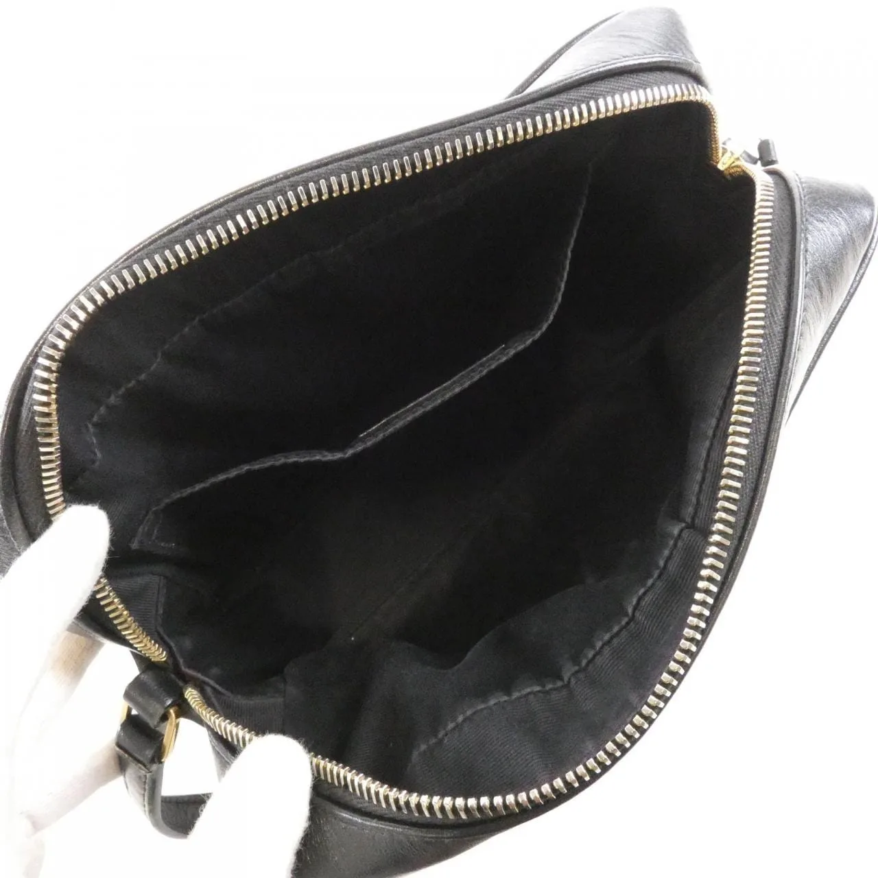 SAINT LAURENT 574494 DV707 肩背包 黑色 中古品B - 縮圖 8