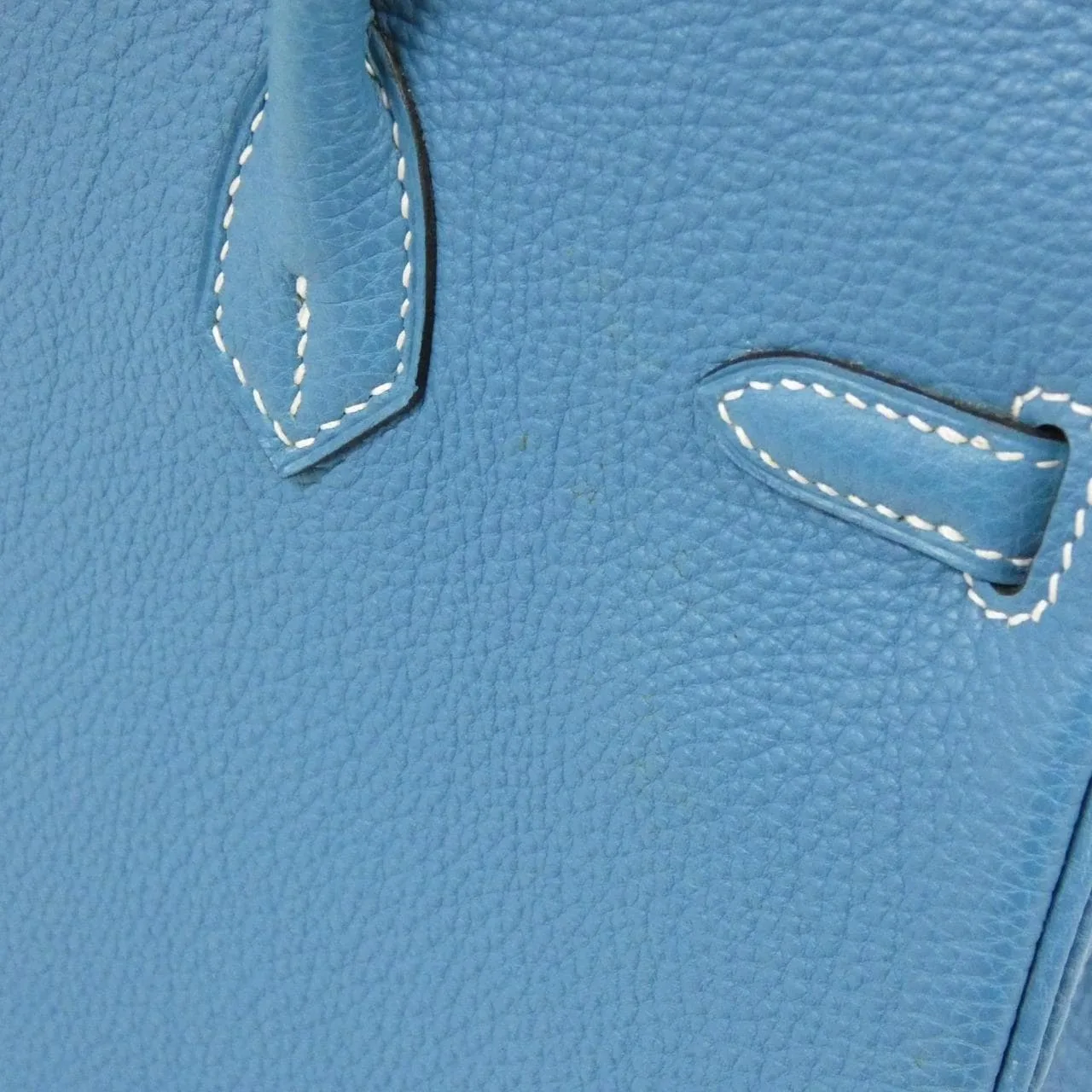 HERMES Birkin 041344CK Handbag Togo 藍色 Togo 牛皮 中古品A - 縮圖 6