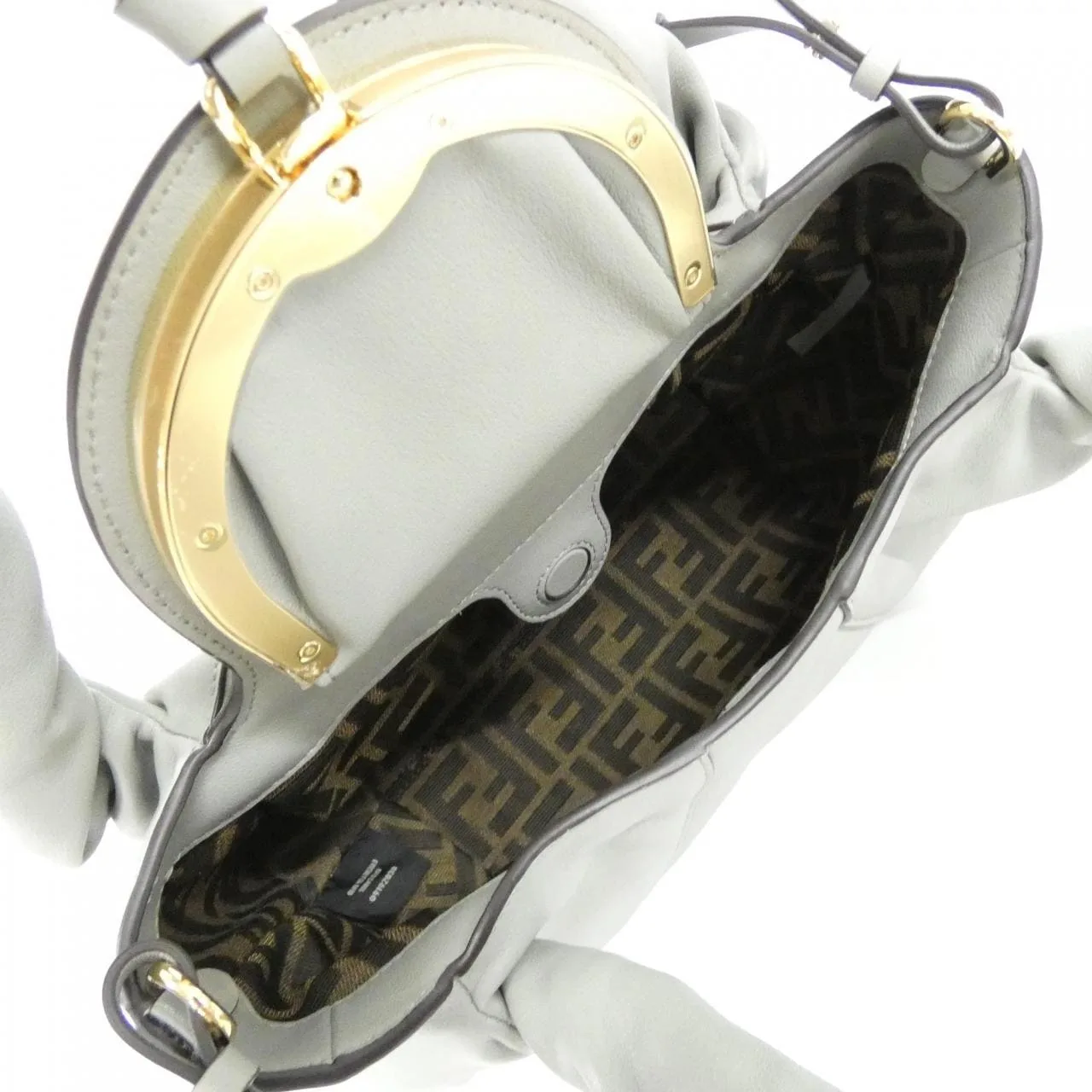 FENDI Baguette 8BR838 AYCT Handbag Black Rank A - Thumbnail 6