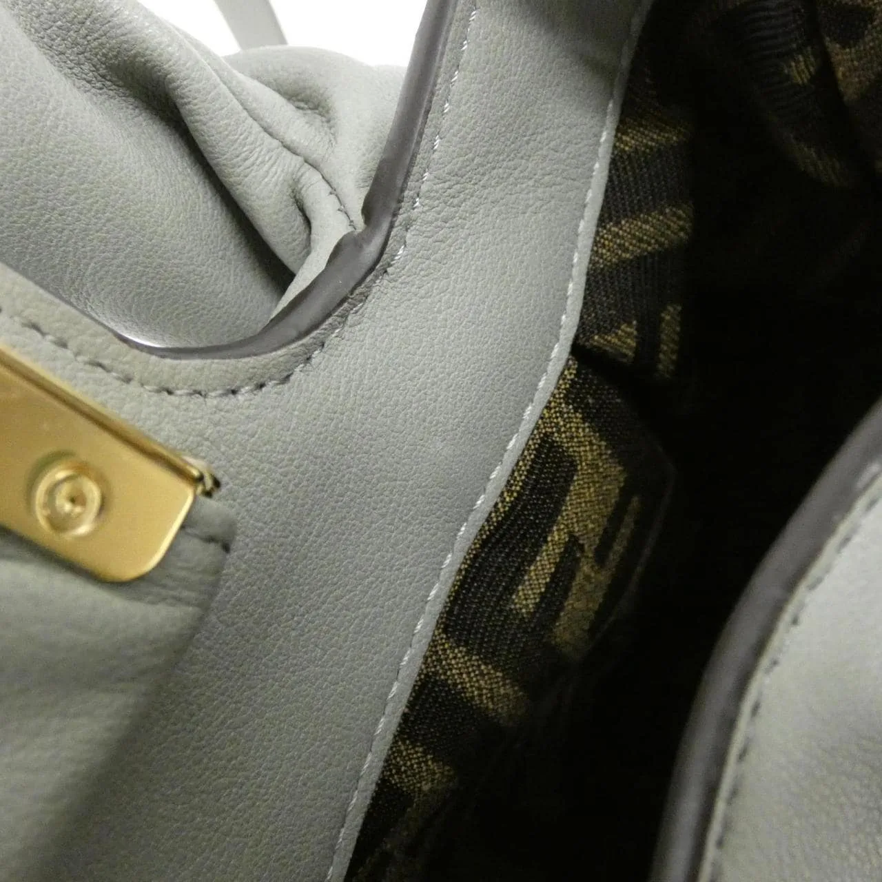 FENDI Baguette 8BR838 AYCT Handbag Black Rank A - Thumbnail 7