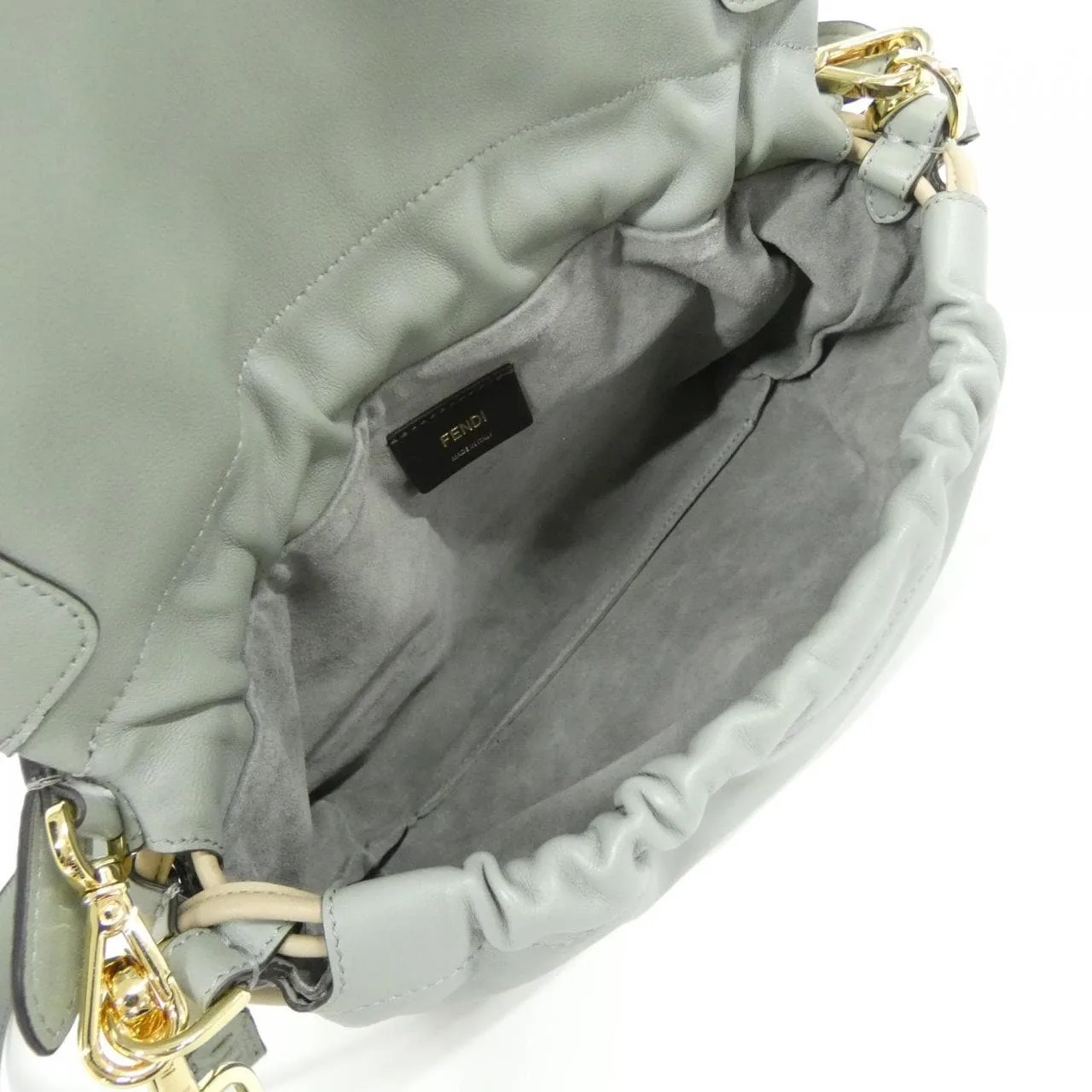 FENDI Baguette 8BR833 AQ0D Shoulder Leather Black Leather Rank A - Thumbnail 8