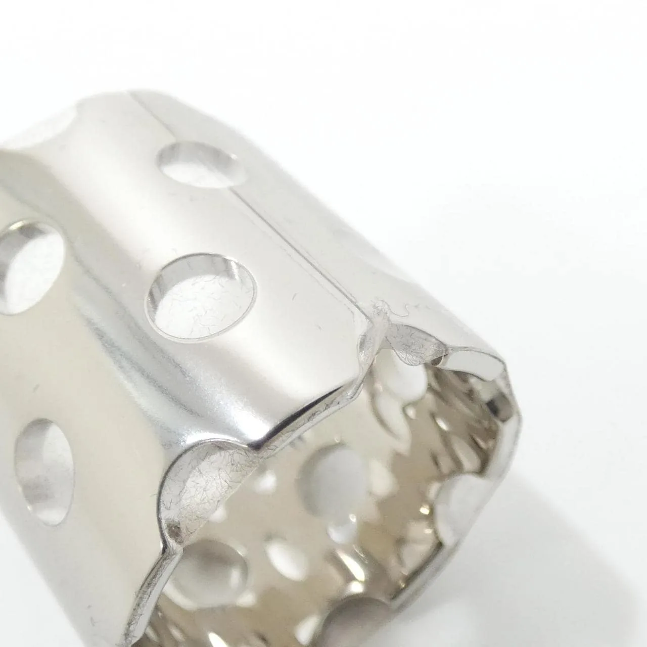 HERMES 60491S Scarf 銀色 中古品A - 縮圖 3