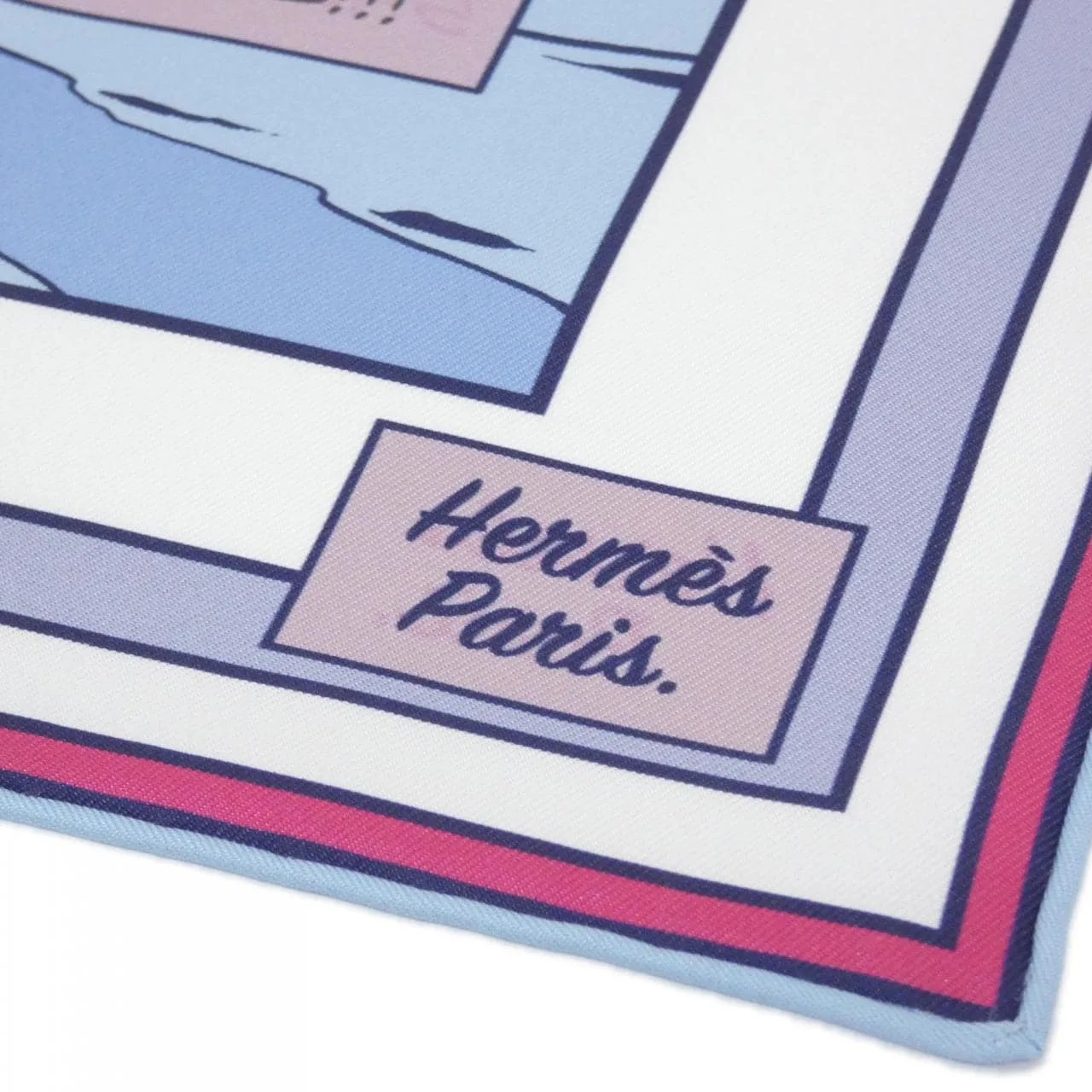 HERMES 903463S Scarf White Rank A - Thumbnail 3