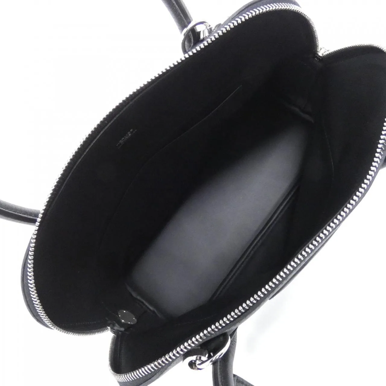 HERMES 073419CK Handbag Clemence Black Clemence Leather - Thumbnail 8