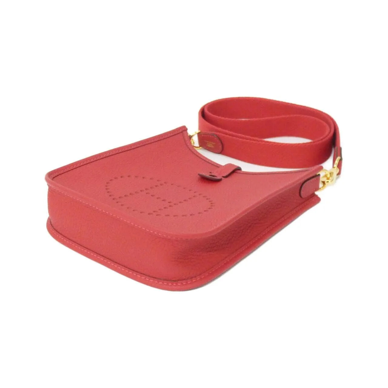 HERMES Evelyne 069426CC Shoulder Clemence Black Clemence Leather Rank A - Thumbnail 3