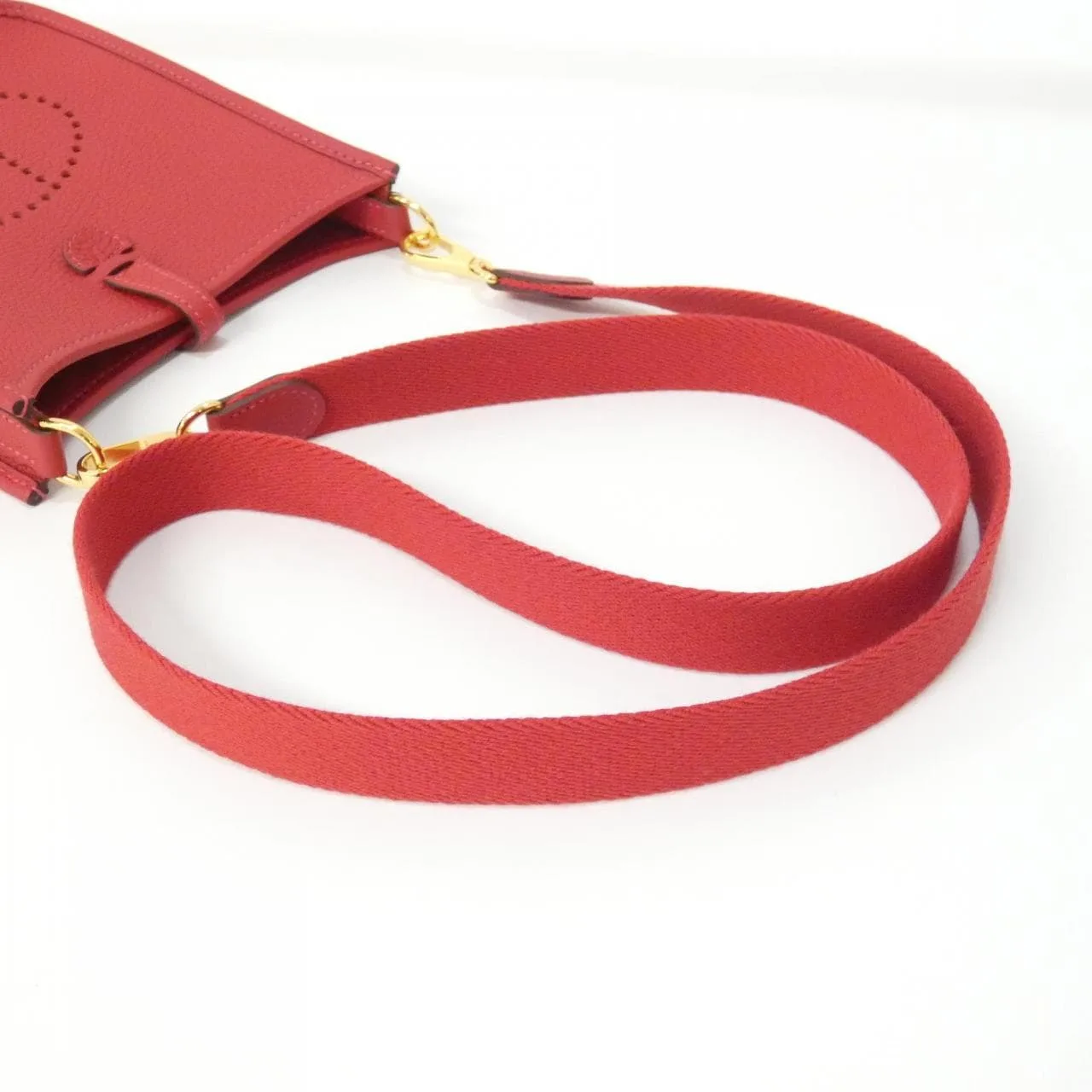 HERMES Evelyne 069426CC Shoulder Clemence Black Clemence Leather Rank A - Thumbnail 4