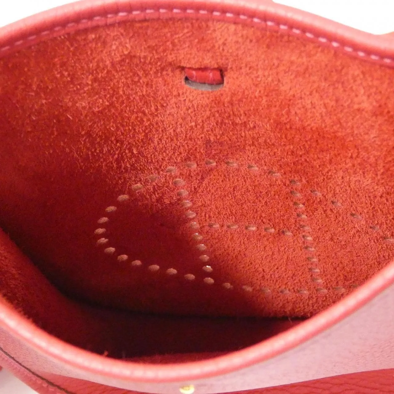 HERMES Evelyne 069426CC Shoulder Clemence Black Clemence Leather Rank A - Thumbnail 6