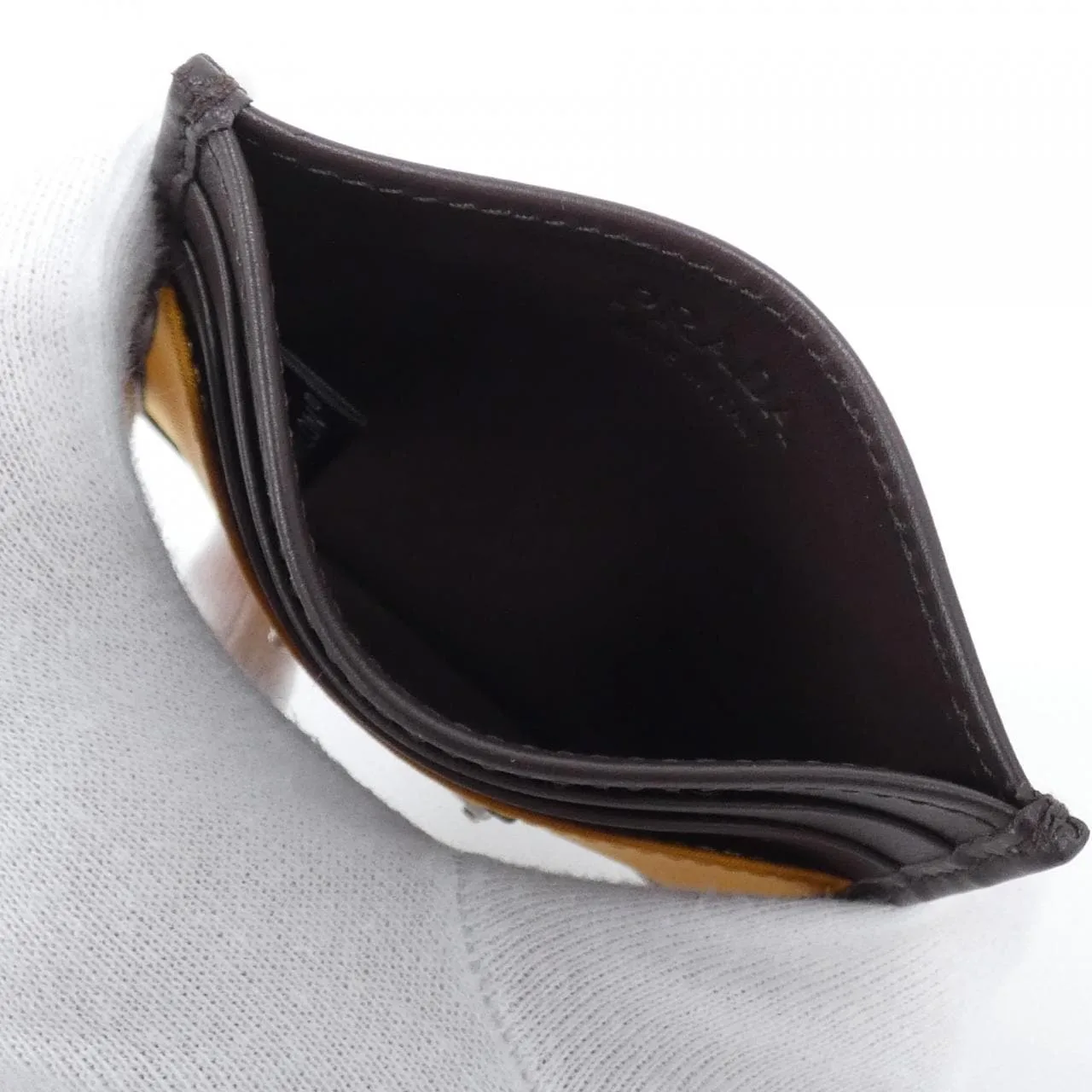 PRADA 2MC025 Card Case Black Rank A - Thumbnail 3