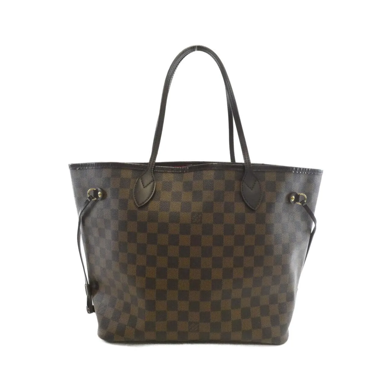 LOUIS VUITTON Neverfull N51105 Tote Damier Black