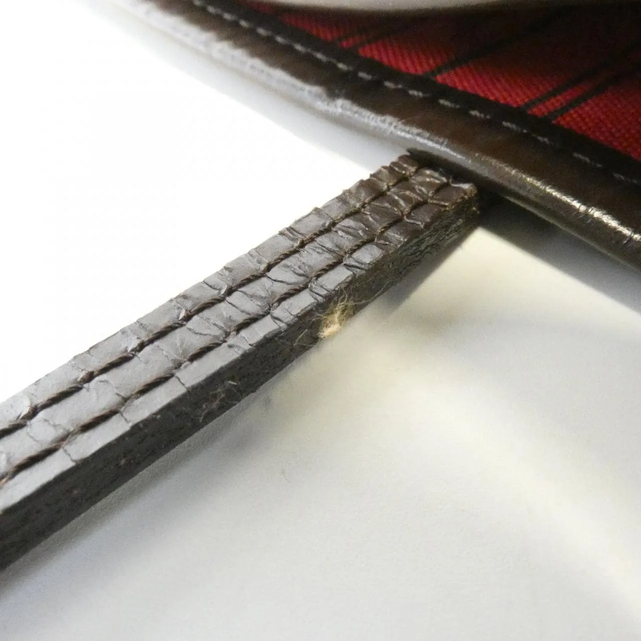 LOUIS VUITTON Neverfull N51105 Tote Damier 黑色 Damier 中古品B - 縮圖 4