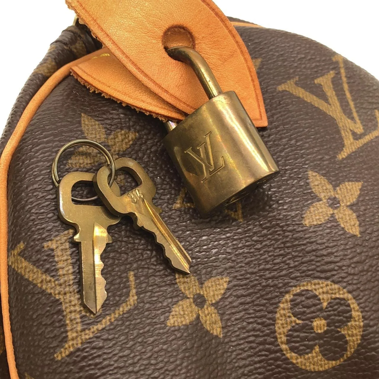 LOUIS VUITTON Speedy M41528 Boston Monogram 黑色 Monogram 中古品B - 縮圖 4