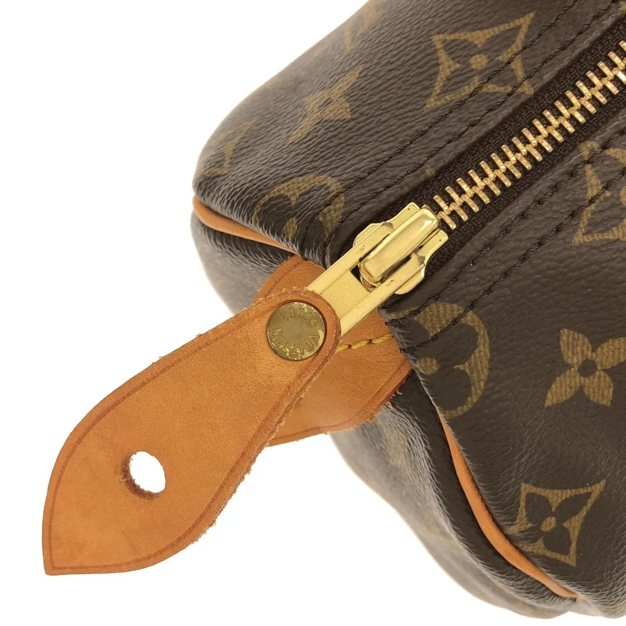 LOUIS VUITTON Speedy M41528 Boston Monogram 黑色 Monogram 中古品B - 縮圖 5