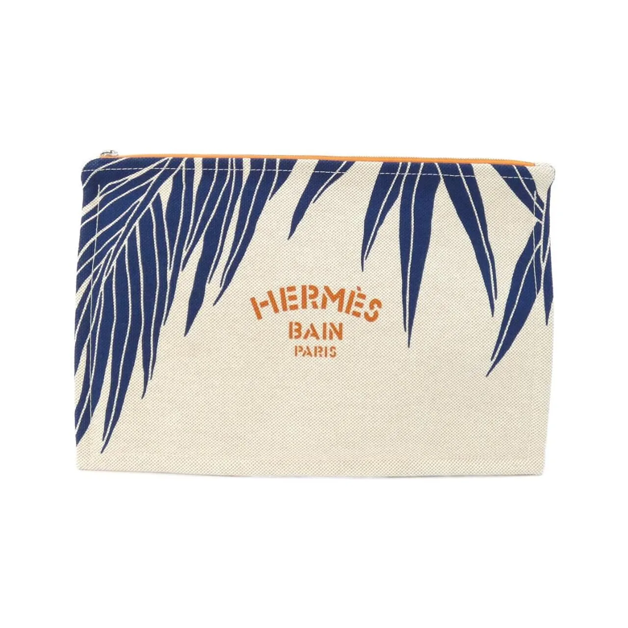 HERMES 103581M Pouch Canvas Black