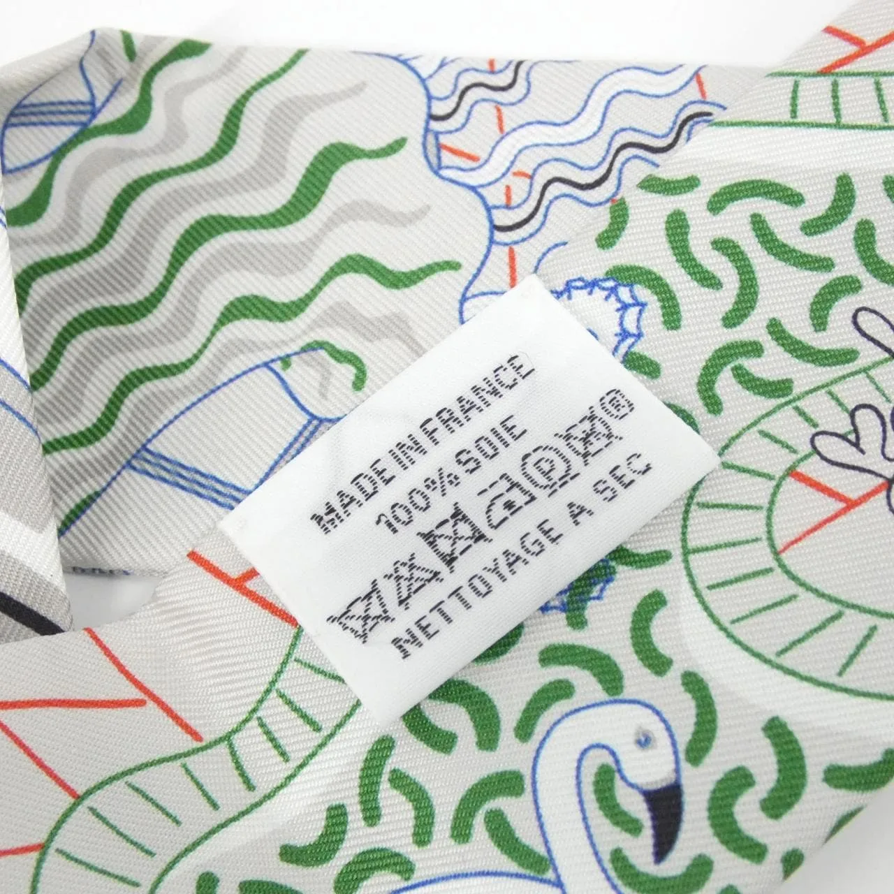 HERMES 063806S Scarf Black Rank A - Thumbnail 3