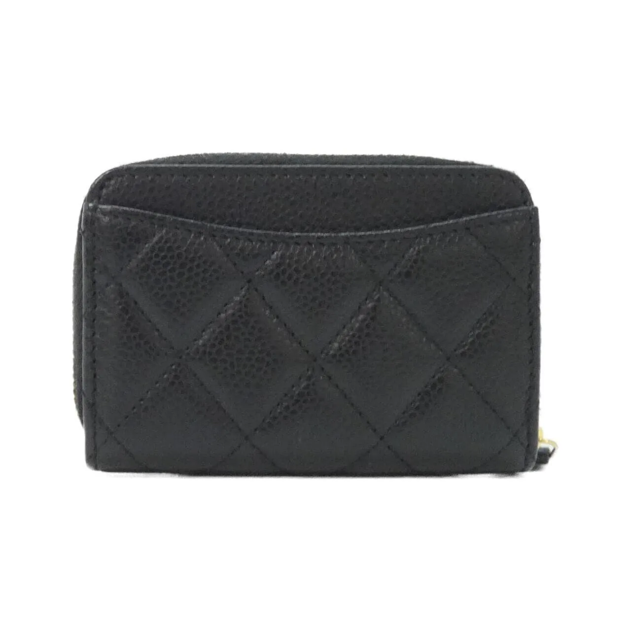 CHANEL Timeless Classic AP0216 Coin Case Grained Calfskin Black Grained Calfskin Rank A - Thumbnail 2