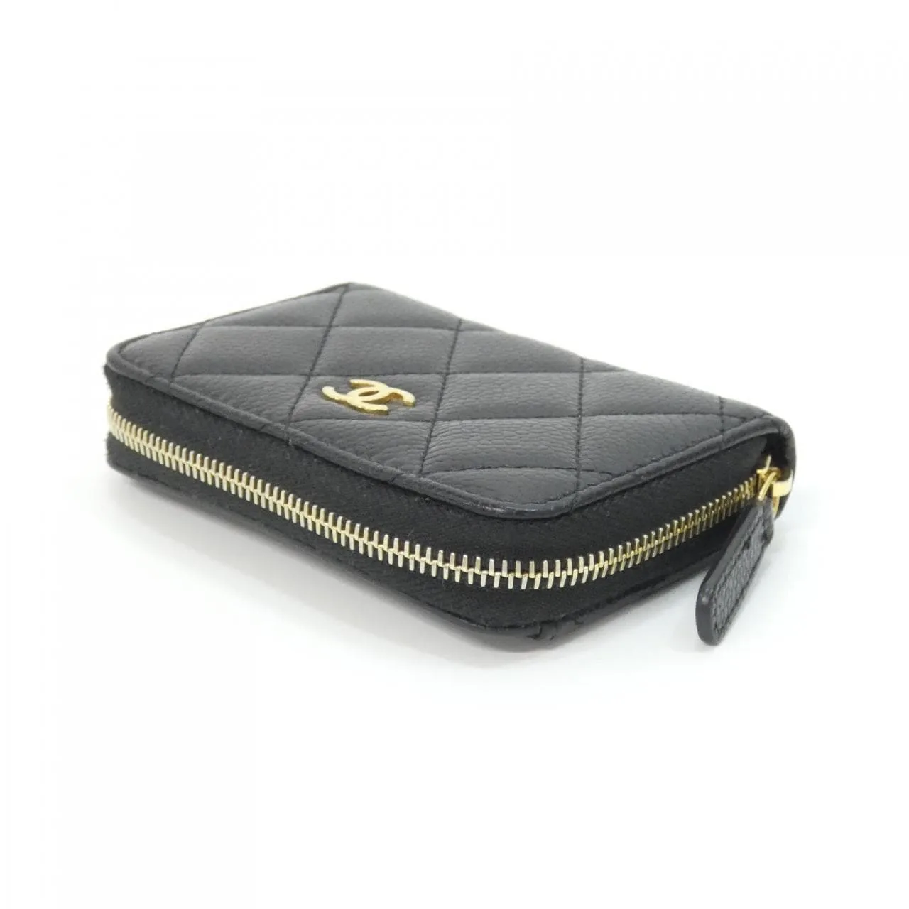 CHANEL Timeless Classic AP0216 Coin Case Grained Calfskin Black Grained Calfskin Rank A - Thumbnail 3