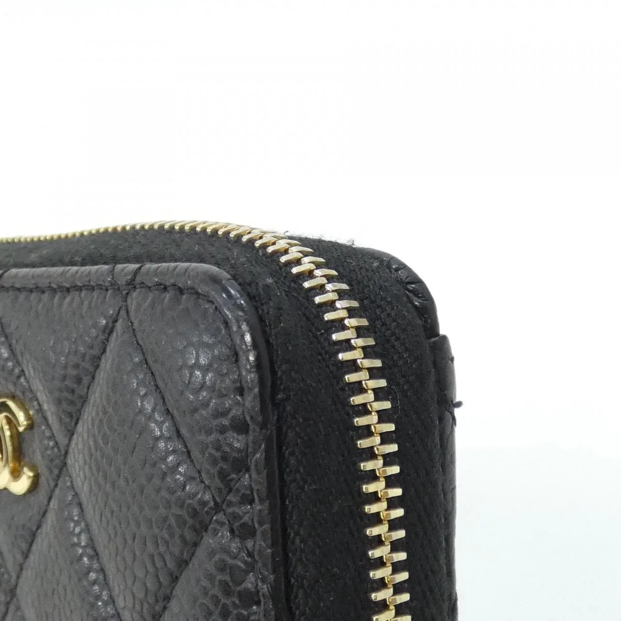 CHANEL Timeless Classic AP0216 Coin Case Grained Calfskin Black Grained Calfskin Rank A - Thumbnail 4