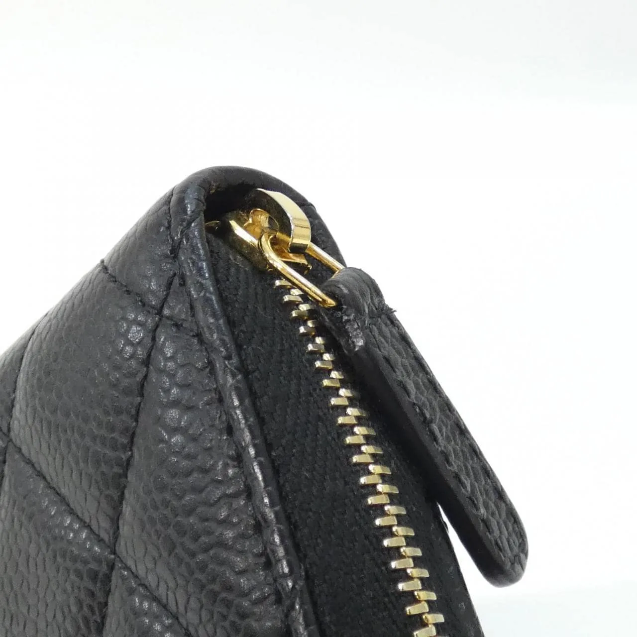 CHANEL Timeless Classic AP0216 Coin Case Grained Calfskin Black Grained Calfskin Rank A - Thumbnail 7