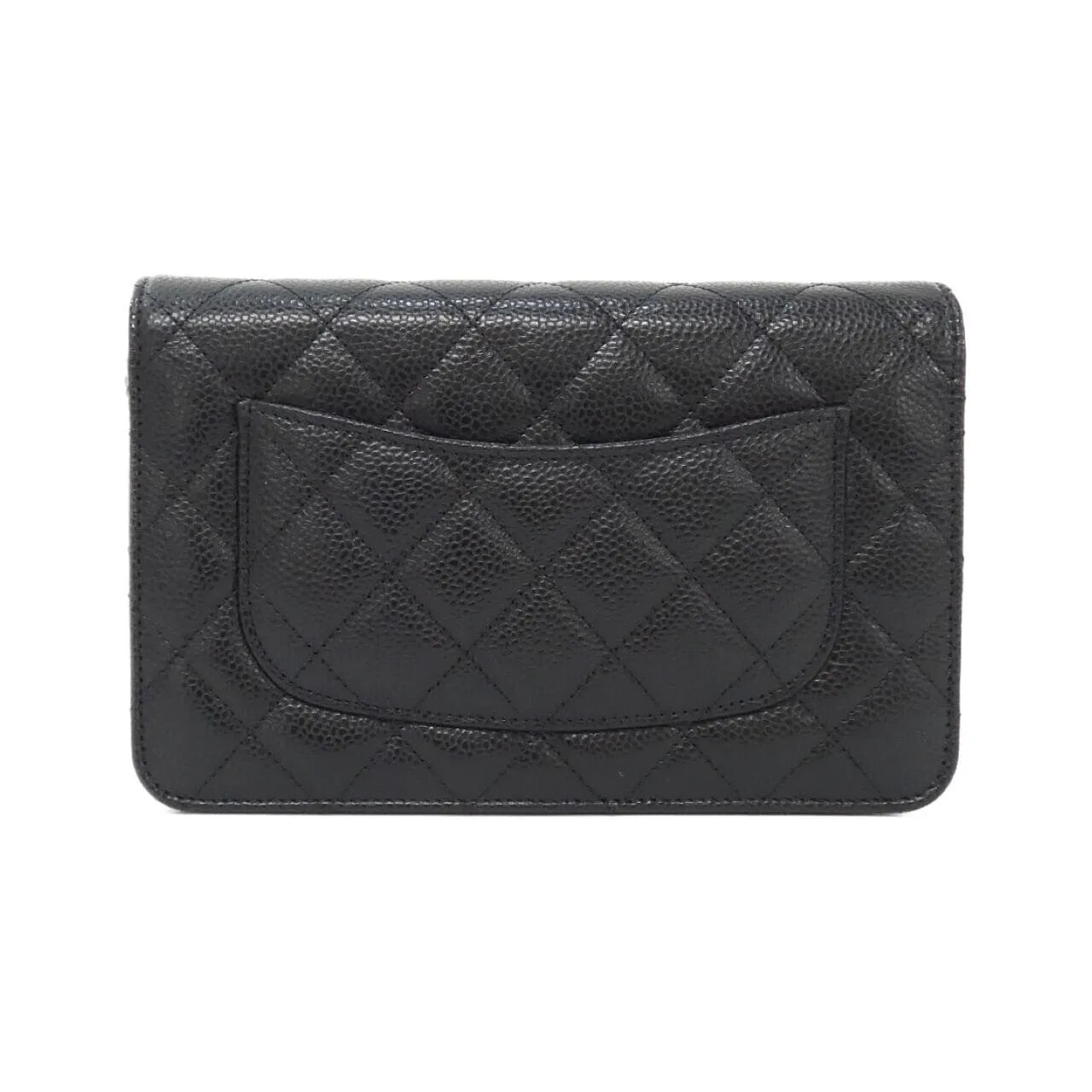 CHANEL Timeless Classic AP0250 Wallet Grained Calfskin 黑色 荔枝紋牛皮 中古品A - 縮圖 2