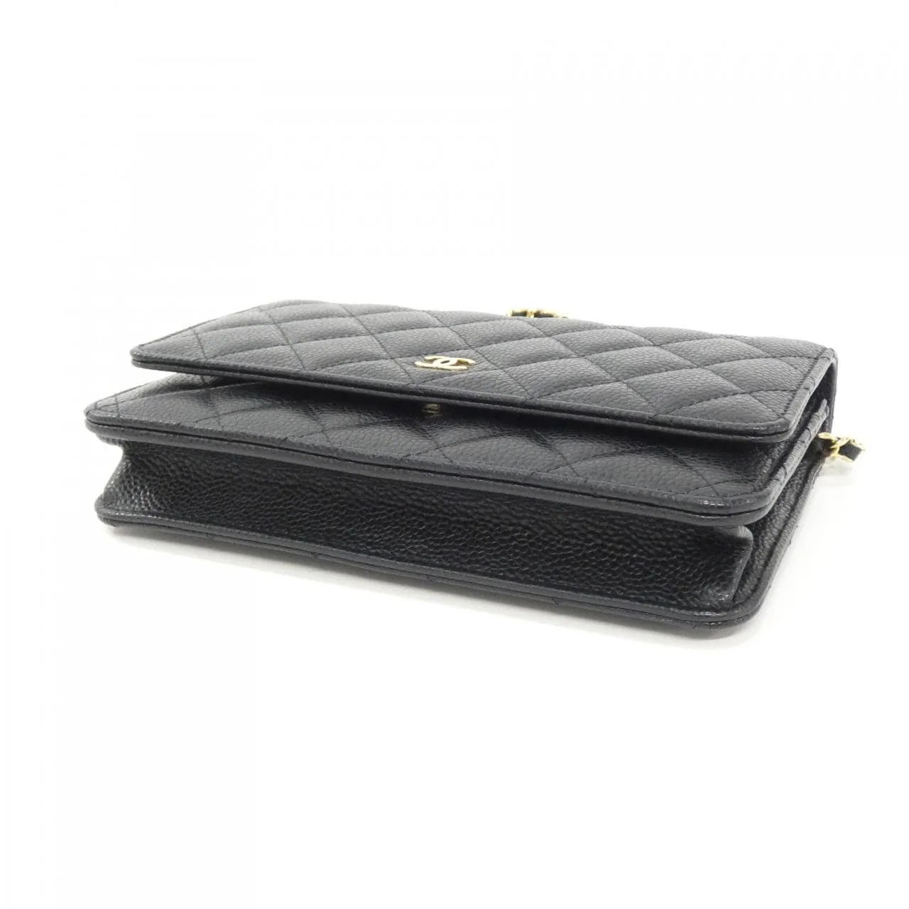 CHANEL Timeless Classic AP0250 Wallet Grained Calfskin 黑色 荔枝紋牛皮 中古品A - 縮圖 3