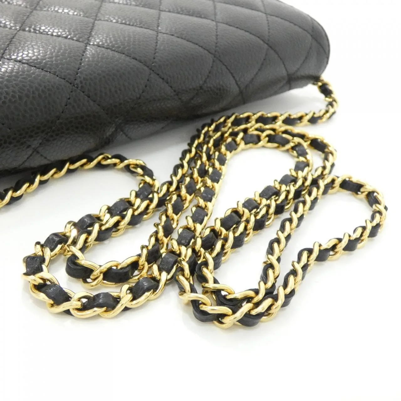 CHANEL Timeless Classic AP0250 Wallet Grained Calfskin 黑色 荔枝紋牛皮 中古品A - 縮圖 5