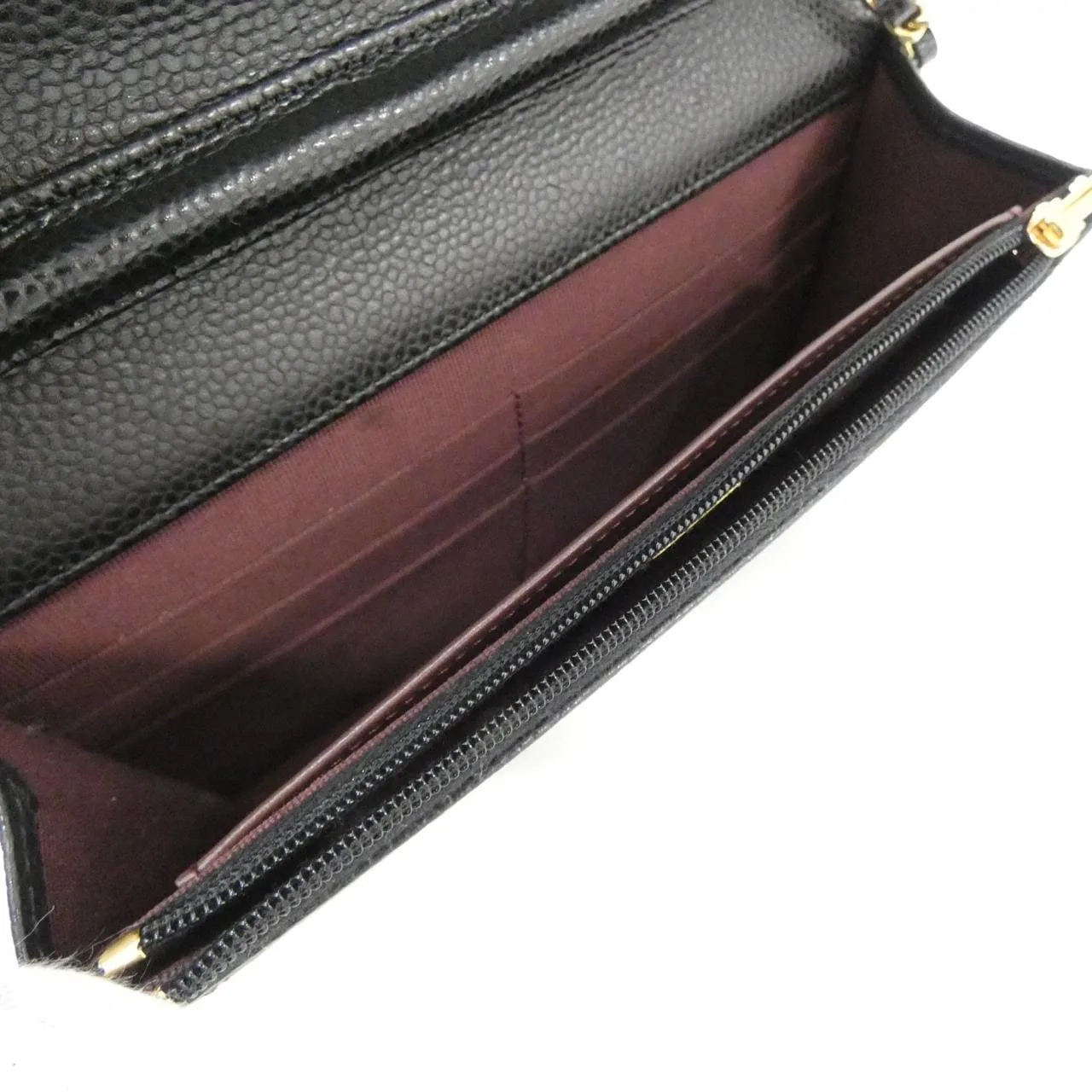 CHANEL Timeless Classic AP0250 Wallet Grained Calfskin 黑色 荔枝紋牛皮 中古品A - 縮圖 7