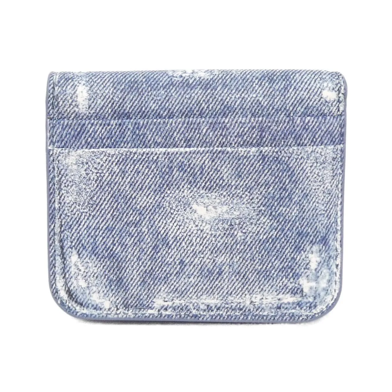 BALENCIAGA 594216 2AAFY Wallet Lambskin 藍色 羊皮 中古品A - 縮圖 2