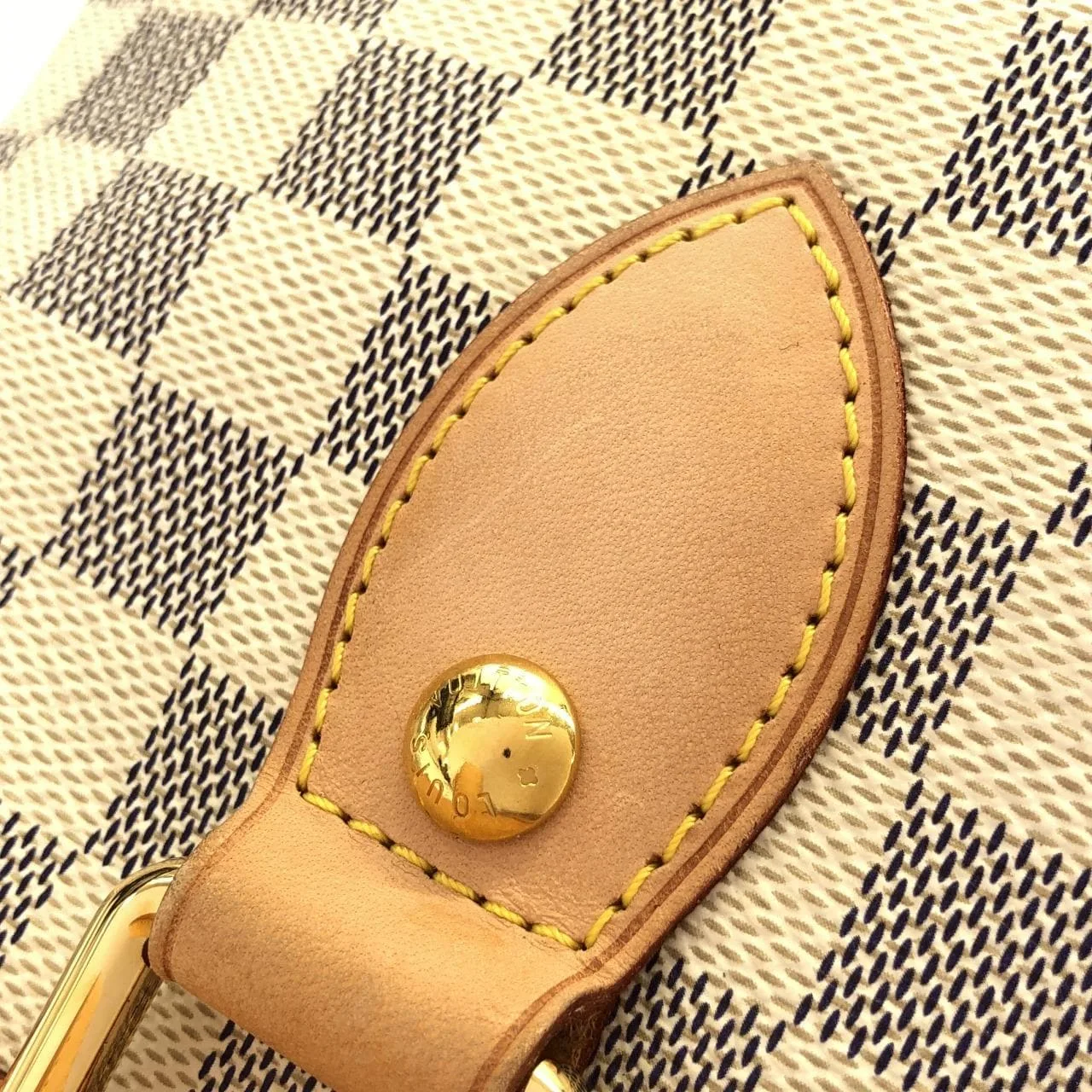 LOUIS VUITTON N51207 Handbag Damier 黑色 Damier 中古品A - 縮圖 6