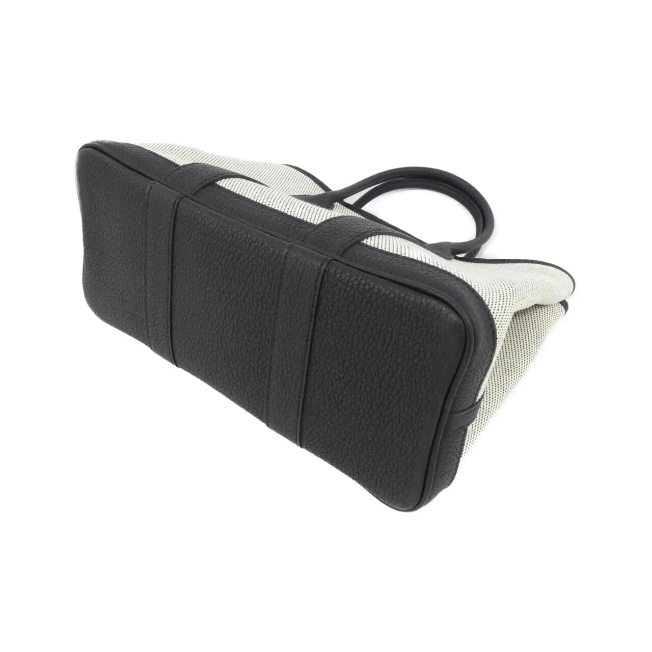 HERMES Garden Party 066751CK Tote 黑色 中古品A - 縮圖 2