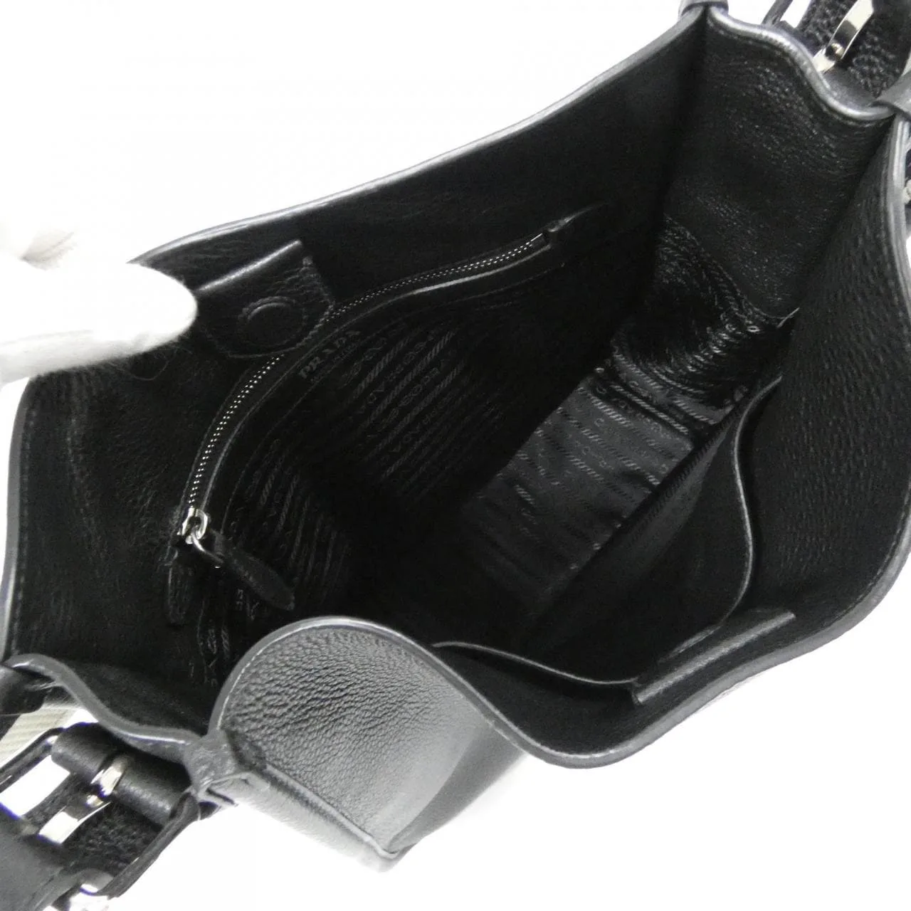 PRADA 1BC073 Shoulder Black Rank A - Thumbnail 8