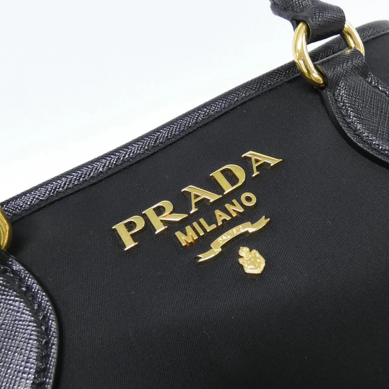 PRADA 1BA173 Handbag 黑色 中古品A - 縮圖 4