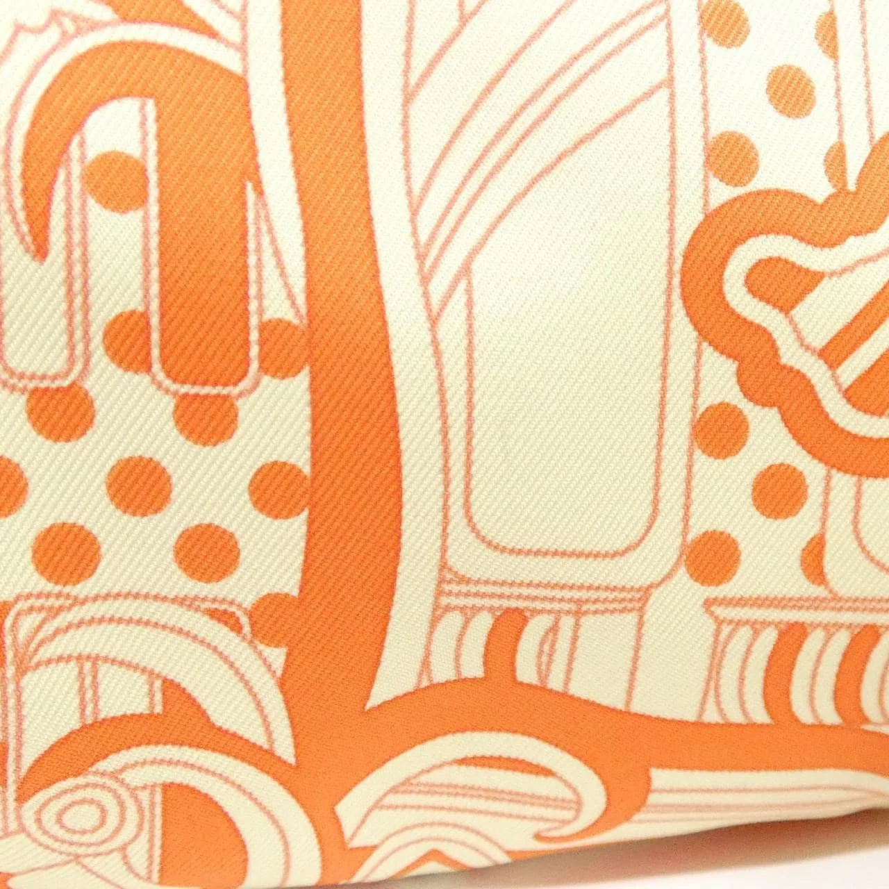 HERMES Silky City 085700CK Shoulder Swift Orange Swift Leather Rank A - Thumbnail 4