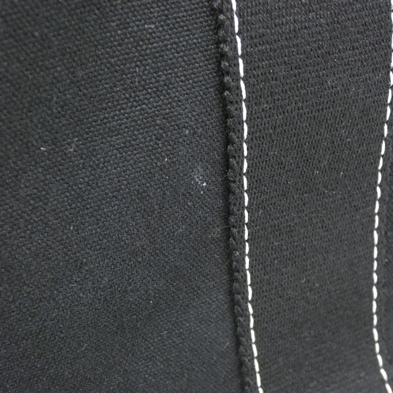 HERMES 101105M Tote Canvas 黑色 帆布 中古品A - 縮圖 3