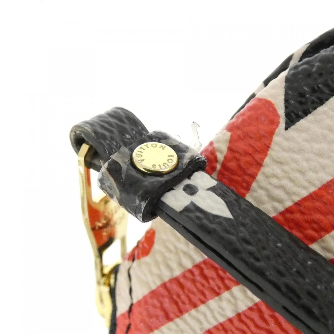 LOUIS VUITTON M69505 Coin Case Canvas Rouge Canvas Rank A - Thumbnail 2